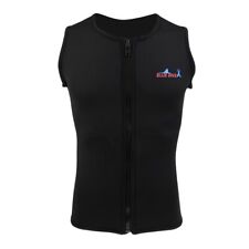 Terno de mergulho masculino esportes aquáticos 2mm preto neoprene roupa de mergulho colete zíper frontal comprar usado  Enviando para Brazil