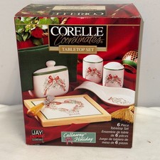 CONJUNTO DE MESA Corelle Coordinates Callaway Holiday 6 peças *novo na caixa* comprar usado CONJUNTO DE MESA Corelle Coordinates Callaway Holiday 6 peças *novo na caixa* comprar usado  Enviando para Brazil