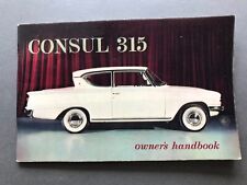 1961 Ford Consul 315 Manual do Proprietário Retro Transport Memorabilia comprar usado  Enviando para Brazil