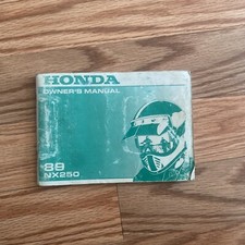 Honda nx250 owners for sale  Ocean Springs