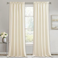 Ivory velvet curtains for sale  Three Rivers