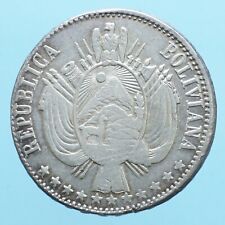 Bolivia boliviano 1867 usato  Firenze