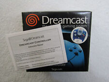Caixa de Controle Oficial Sega Dreamcast Azul /w Apenas Manual de Instruções! comprar usado  Enviando para Brazil