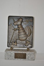 Bronze relief platte gebraucht kaufen  Fehrb.,-Winzeln