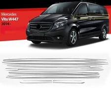 Listwa okienna do Mercedes Vito W447 2014-2024 długie zawieszenie L2 stal nierdzewna 8 szt., używany na sprzedaż  Wysyłka do Poland