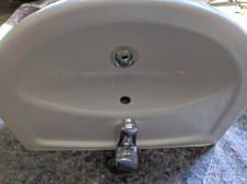 Waschbecken 50cm halbsäule gebraucht kaufen  Bremen