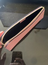 Smythson leather zipper for sale  GREENFORD