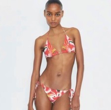 NOVO Conjunto de Biquíni Tory Burch Estampado de Cordas – Lírio Rosa – Tamanho Pequeno comprar usado  Enviando para Brazil