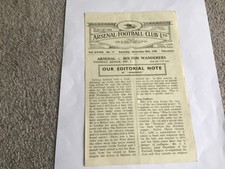 Arsenal bolton wanderers for sale  YORK