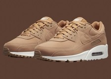 Tênis Nike Air Max 90 PRM Masculino Tamanho EUA 8 Dourado Bege Vela Casual Novo✅ comprar usado  Enviando para Brazil