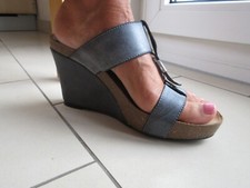 Scholl pantoletten kork gebraucht kaufen  Glienicke