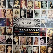 Cartão promocional Madonna: GHV2 10cm X 10cm dupla face  comprar usado Cartão promocional Madonna: GHV2 10cm X 10cm dupla face  comprar usado  Enviando para Brazil