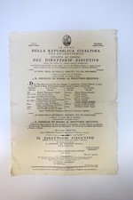 Grida repubblica cisalpina usato  Italia