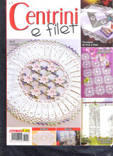 Rivista centrini filet usato  Strembo