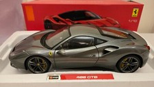 Ferrari 488 GTB 1:18 modelo fundido por Burago Grey comprar usado  Enviando para Brazil