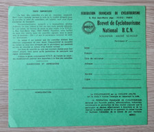 Brevet cyclotourisme national d'occasion  Paris XV