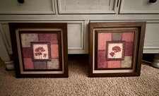 Floral canvas wall for sale  North Wales