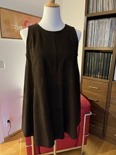 Wildlederkleid dunkelbraun gr� gebraucht kaufen  Gronau