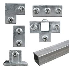 Usado, Corrimão industrial galvanizado aço suave chave quadrada acessórios seção caixa comprar usado  Enviando para Brazil
