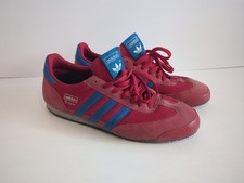 Tênis Adidas Originals Dragon vermelho EUA 10,5 Reino Unido 10 detalhes azuis  comprar usado  Enviando para Brazil