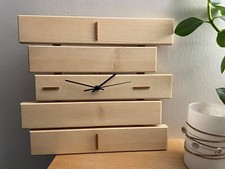 Wanduhr holz esche gebraucht kaufen  Litzendorf