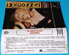 MADONNA "I'm breathless" MADE IN PERU, PAPER LABEL (SPANISH TITLES) CASSETTE VG+ comprar usado  Enviando para Brazil