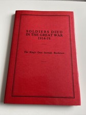 Soldiers died great for sale  ST. NEOTS