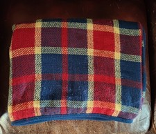 Red blue tartan for sale  HUDDERSFIELD