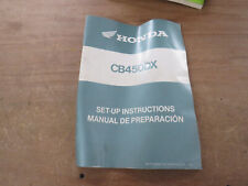 Honda CB450DX manual de instruções de configuração nos comprar usado  Enviando para Brazil