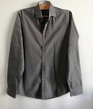 Chemise grise coton d'occasion  Bourg-de-Thizy