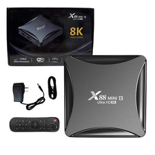Usado, Android 13 TV Box X88 Mini 13 – 4GB RAM 64GB ROM 8K HDR10+ WiFi banda dupla comprar usado  Enviando para Brazil