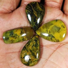 Usado, 71.95 CT 100% Naturel Neolite Pietersite Cabochon ~ 4 Pièces Lot ~ Gemme LM-410 comprar usado  Enviando para Brazil