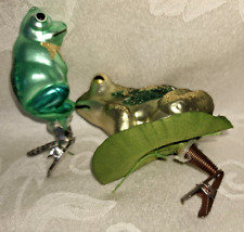 frog vintage glass ornament for sale  USA