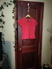 Camiseta Gap Vintage Vermelha Média Preta- Etiqueta Algodão Anos 90/Y2K Feminina , usado comprar usado  Enviando para Brazil
