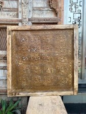 Folha de ferro antiga de 1890 figurada à mão com moldura de parede comprar usado  Enviando para Brazil