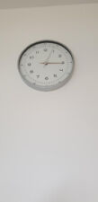 Wanduhr silberfarben schlichte gebraucht kaufen  Wismar-Umland