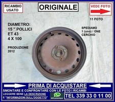 Cerchio ruota ferro usato  Carrara