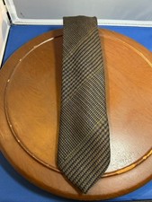 JoS. A. Gravata xadrez listrada 100% lã importada cinza masculina Banks Clothiers comprar usado  Enviando para Brazil