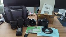 Kit inicial Nikon DSLR D80 + 35mm, 18-55mm, 55-200mm + flash SB400 + bolsa + remoto, usado comprar usado  Enviando para Brazil