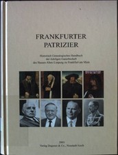 Frankfurter patrizier historis gebraucht kaufen  Koblenz