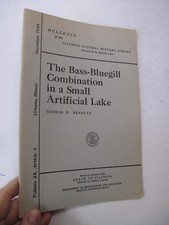 Bass Bluegill Illinois Natural History Survey 1948 Fish Dams Spawning Fork Lake  comprar usado  Enviando para Brazil
