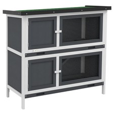 Pawhut rabbit hutch for sale  GREENFORD