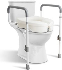 Assento sanitário elevado com alças para idosos - Assento sanitário risers para idosos com comprar usado  Enviando para Brazil
