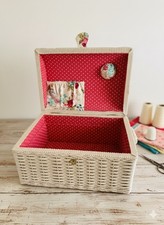Vintage wicker sewing for sale  BIRKENHEAD