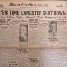 Jornal '2 GUN' ALTERIE OF OLD DAY IN CHICAGO KILL 18 DE JULHO DE 1935 comprar usado  Enviando para Brazil