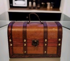 Wooden treasure chest for sale  Newton