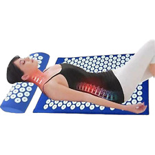 Alfombra y almohada desestresante Acupressure Relax Prosource Fit azul y blanco 2 piezas segunda mano  Embacar hacia Argentina