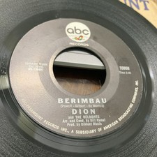 dion & the belmonts berimbau 45 rpm rare f.1968 on abc vinyl ex comprar usado  Enviando para Brazil