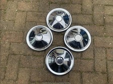 Chromed central hubcaps for sale  PRESTWICK