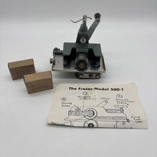 Máquina de corte de pano Harry M. Fraser modelo 500-1 com cabeças de corte 4,5 e 8 comprar usado  Enviando para Brazil